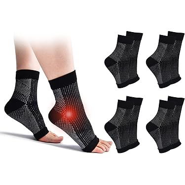 ラス1✨NEENCA 足首サポーター 着圧ソックス L ゴールド Amazon | NEENCA 足首サポーター 着圧ソックス アーチサポーター